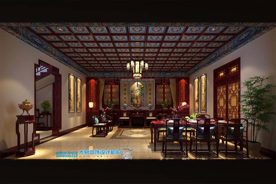 四合院中堂設計中式裝修