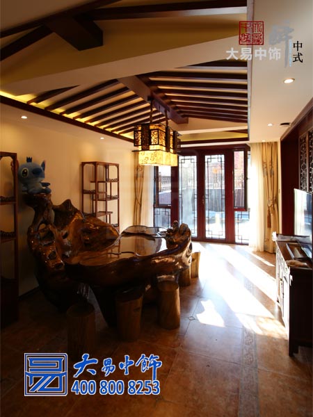 園景別墅中式裝修完工實拍 呈現最寫實傳統風