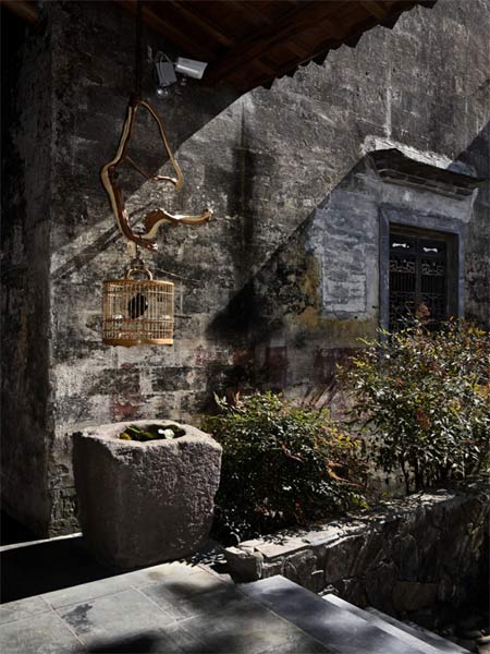 石頭古街民宿設計中式裝修效果圖欣賞