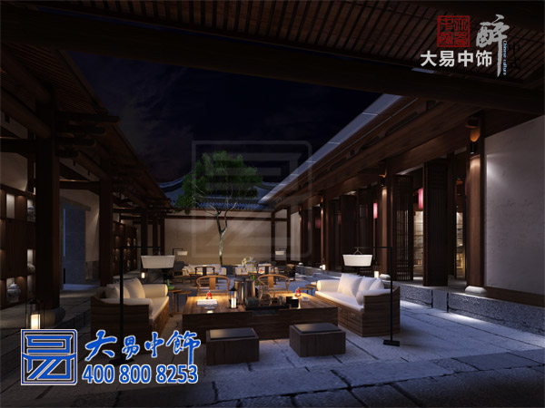 民宿中堂設計效果圖