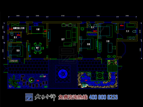 北京大興中式四合院設(shè)計(jì) 傳統(tǒng)住宿映照在現(xiàn)代生活之中