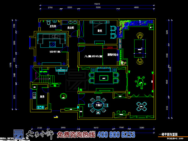 山東德州別墅中式設計 主題空間呈現多彩生活