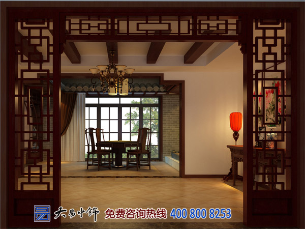 古典中式設計茶樓以純色醇香設計為元素構建