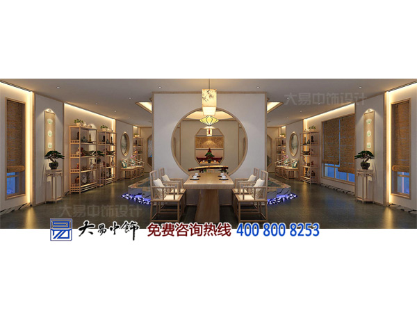 古琴會館中式裝修設計 此景只應天上有
