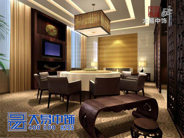 上海現代新中式會所裝修效果圖