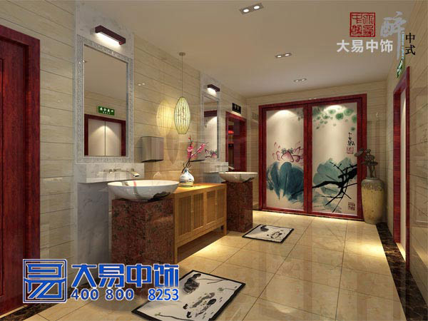 上?，F代新中式會所裝修效果圖