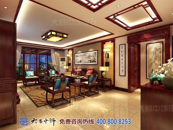 北京西四環(huán)簡約中式家庭裝修幸福生活