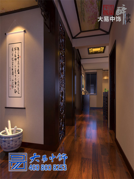 西安550平米別墅中式裝修 開啟復(fù)古典雅精致生活