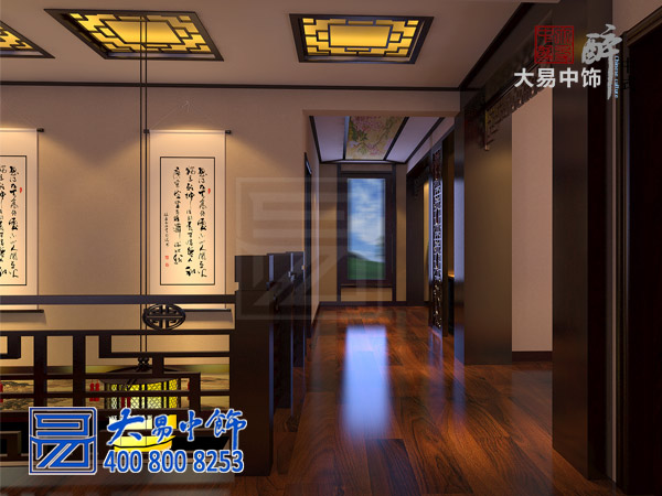 西安550平米別墅中式裝修 開啟復(fù)古典雅精致生活