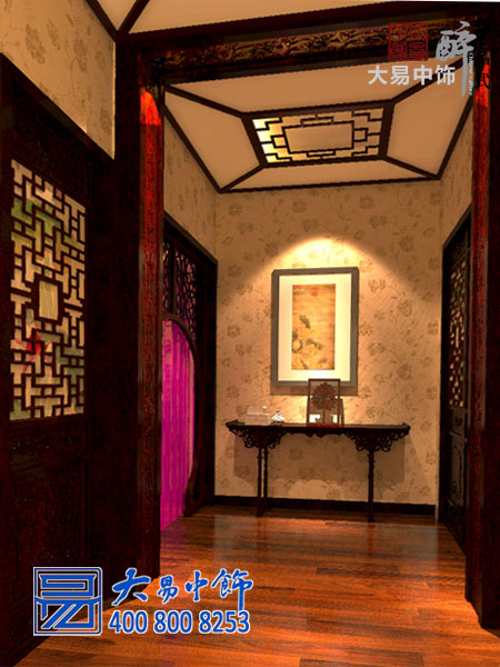西安550平米別墅中式裝修 開啟復(fù)古典雅精致生活