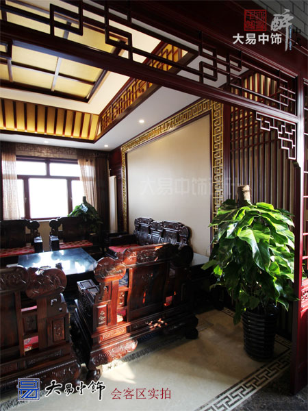 北京順義工業園區藥業集團中式辦公空間裝修設計元素