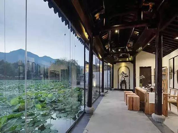 澍德堂民宿裝修案例賞析中式設(shè)計效果圖