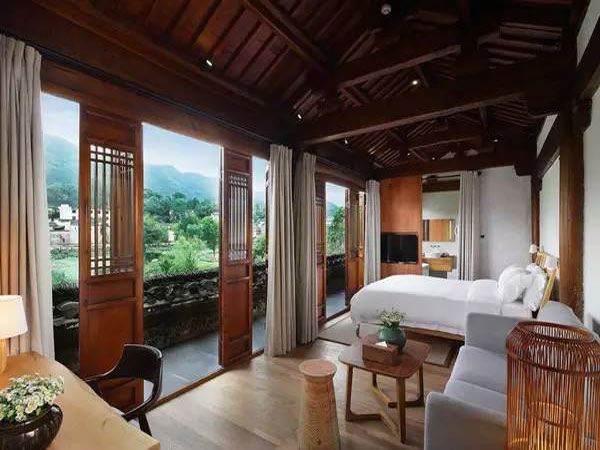 澍德堂民宿裝修案例賞析中式設(shè)計效果圖