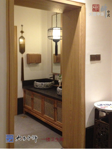 北京建國門瑜伽會館中式裝修硬裝效果圖