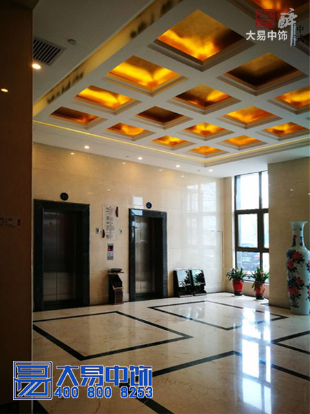 中式酒店裝修竣工現場 國際大酒店中式設計