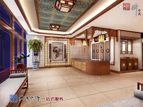 國醫(yī)館知藥堂裝修設(shè)計 渲染的傳統(tǒng)中醫(yī)文化