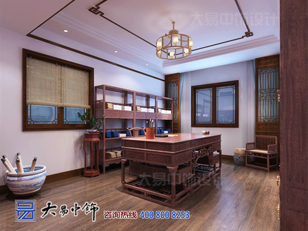 家庭中式住宅裝修設(shè)計(jì) 全屋紅木家具定制裝飾