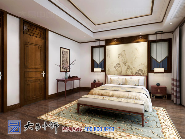 家庭中式住宅裝修設(shè)計(jì) 全屋紅木家具定制裝飾