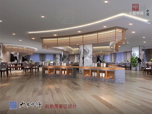 北京蘭帕國際酒店商務會議廳新中式風格裝修設計(一)