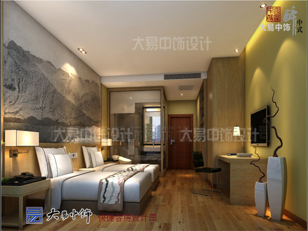 北京蘭帕國際酒店休閑娛樂區新中式風格裝修設計(二)