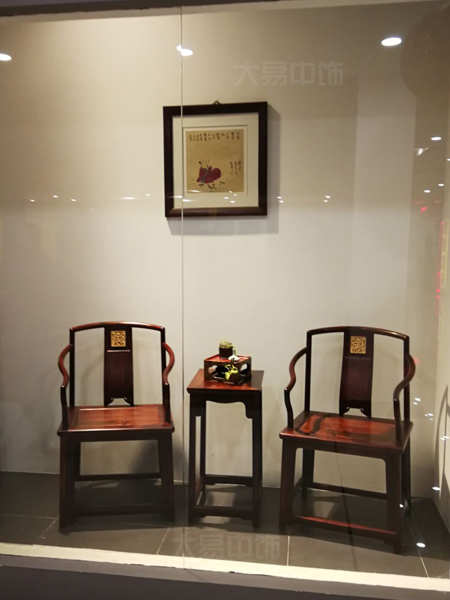 北京中式風(fēng)格紅木家具展廳裝修設(shè)計高貴大氣